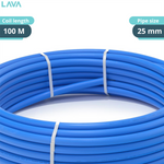 LavaTap 25mm MDPE Pipe Blue 100m Roll LavaTap
