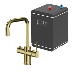 LavaTap Brass 3-in-1 Square Neck Boiling Water Tap Kit