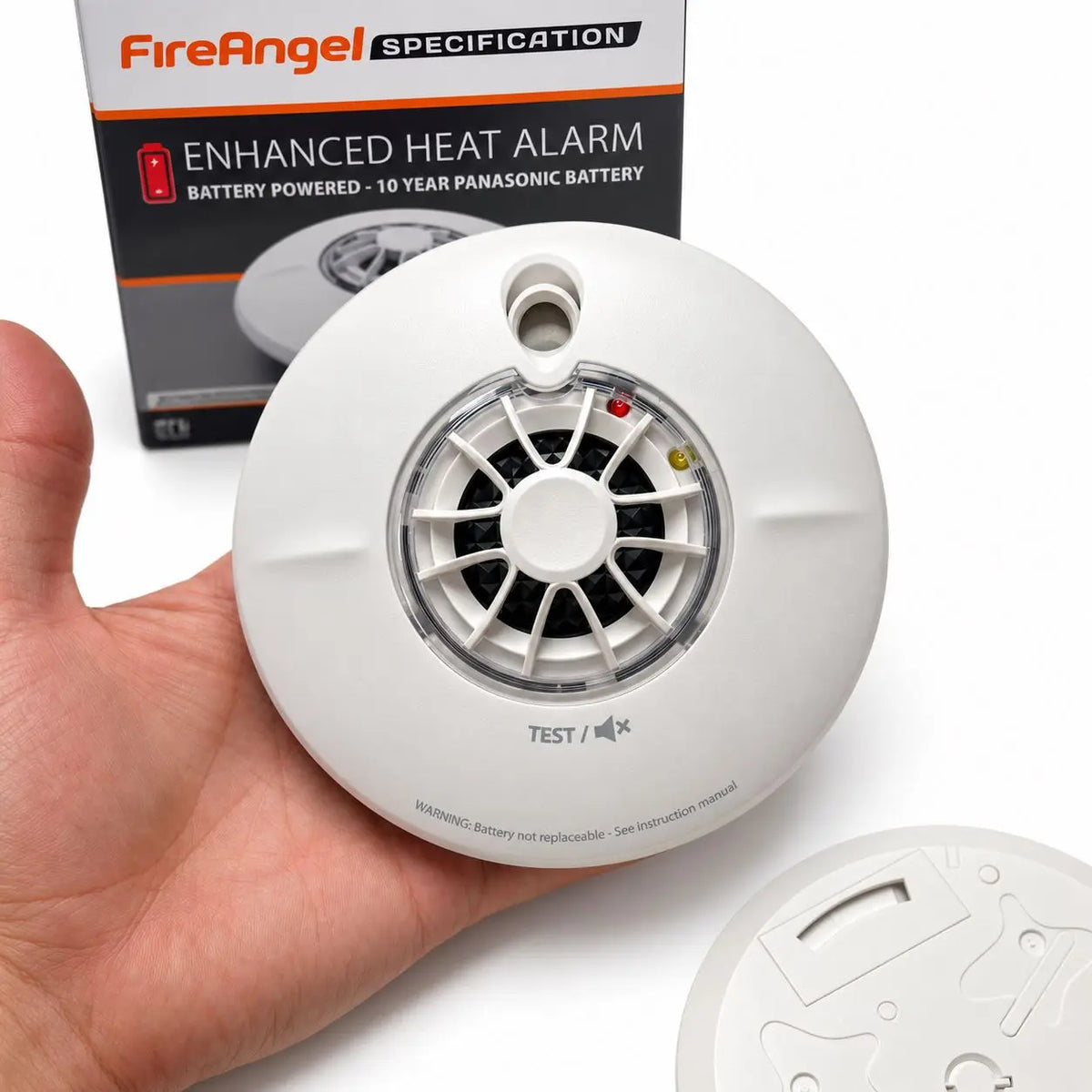 FireAngel FS1226-T Enhanced Heat Alarm - 10 Year Sealed Battery - Smart RF Ready FireAngel
