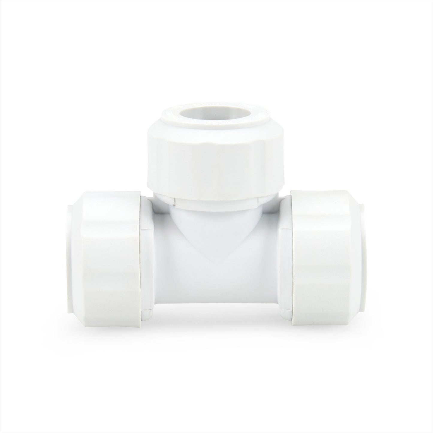 LavaPlumb 15mm Pushfit Tee White 10 Pack