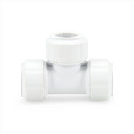 LavaPlumb 15mm Pushfit Tee White 10 Pack