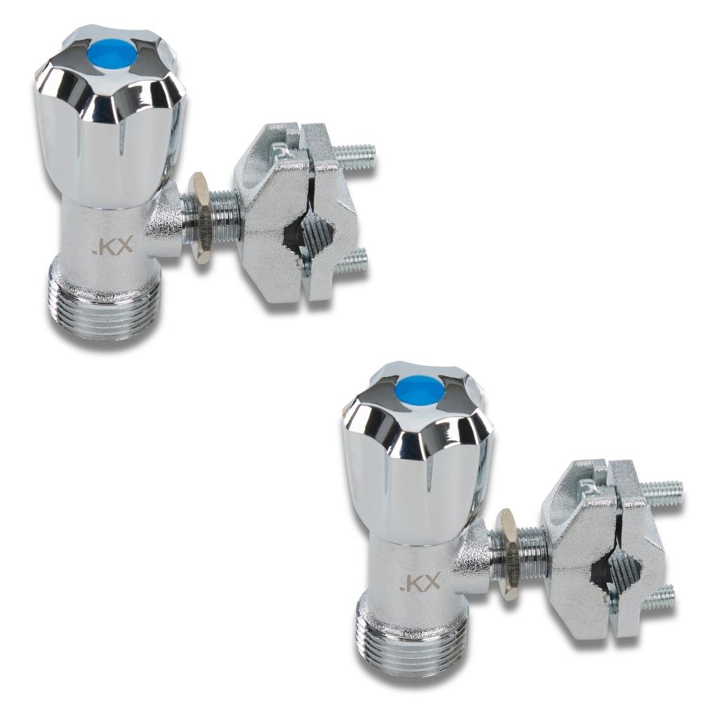 Self Cutting Washing Machine Valve 15mm x 3/4 Inch (2 Pack) LavaPlumb