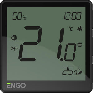 ENGO E-ONE230B Wired 230V Zigbee Smart Thermostat - Black