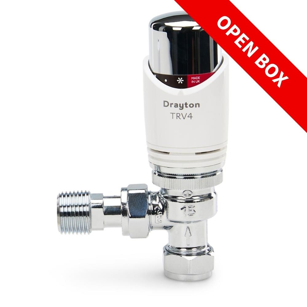 NO - Drayton TRV4 Classic Angled Thermostatic Radiator Valve TRV Drayton