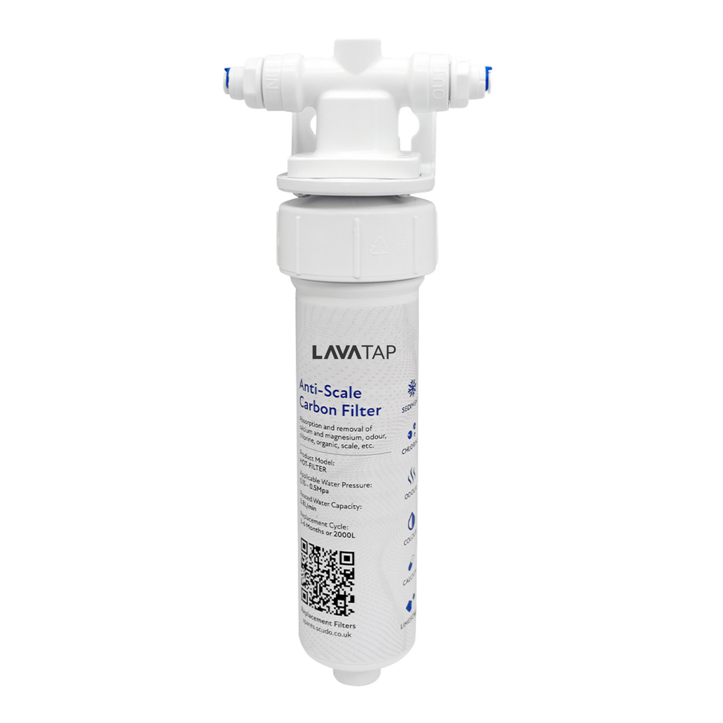 LavaTap Boiling Water Tap Filter Kit LavaTap - Side Profile