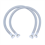 1/2 x 1/2 Inch Flexible Tap Connector 500mm Pair Lava