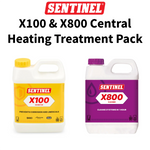 Sentinel X100 Inhibitor and X800 Cleaner Central Heating Treatment Kit LavaStore