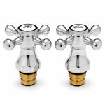 Cross Head Chrome Plated Tap Conversion Kit Lava