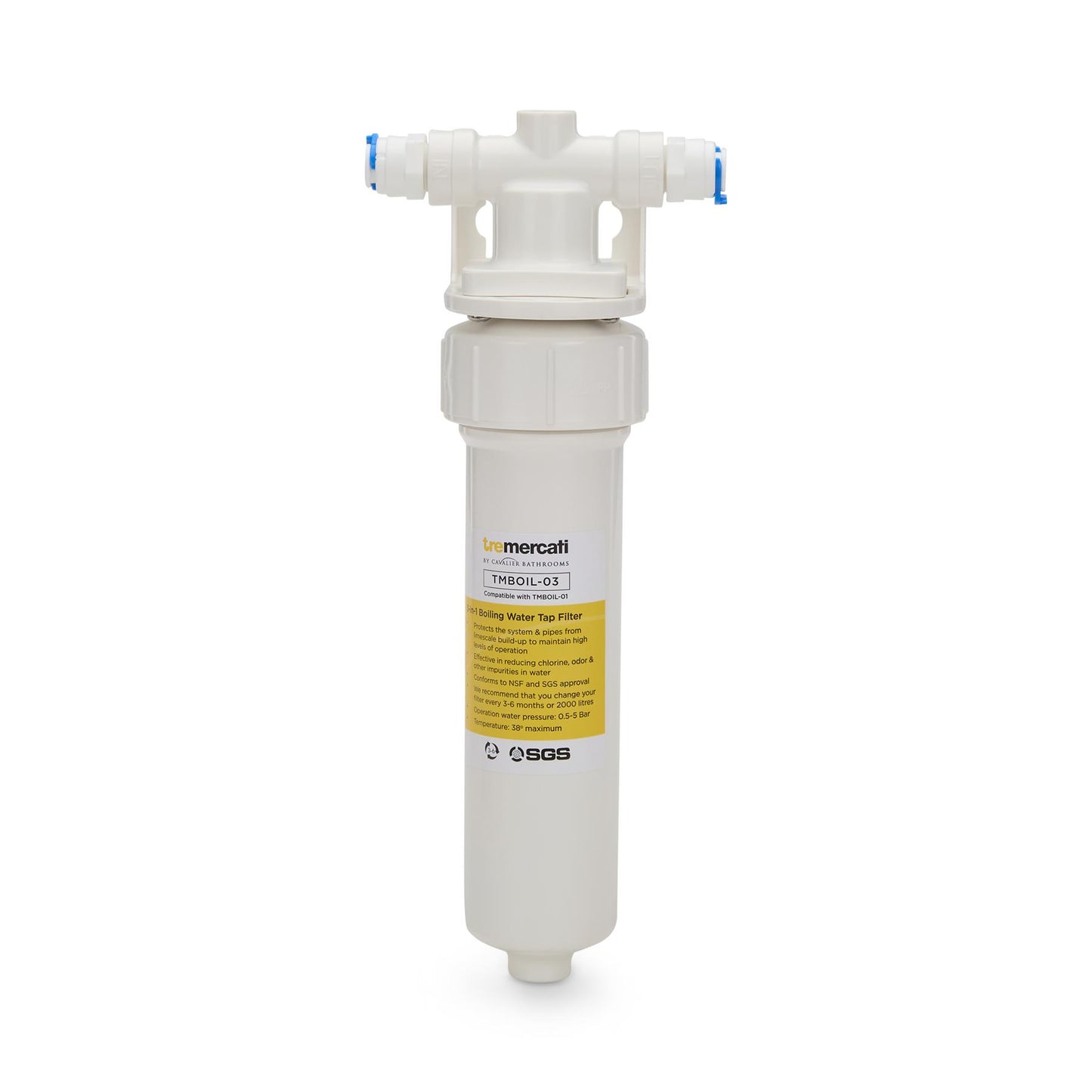 Boiling Water Tap - 3in1 Tremercati Filter Kit Lava