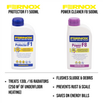 Fernox F1 & F8 Inhibitor / Power Cleaner Treatment Pack