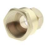 22mm x 1/2 Inch Compression Straight Connector Female Iron Brass Lava Wholesale