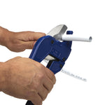 Auto Ratchet Plastic Pipe Cutter Shears Suitable for MPDE Barrier Pipe Lava Wholesale - Side Profile