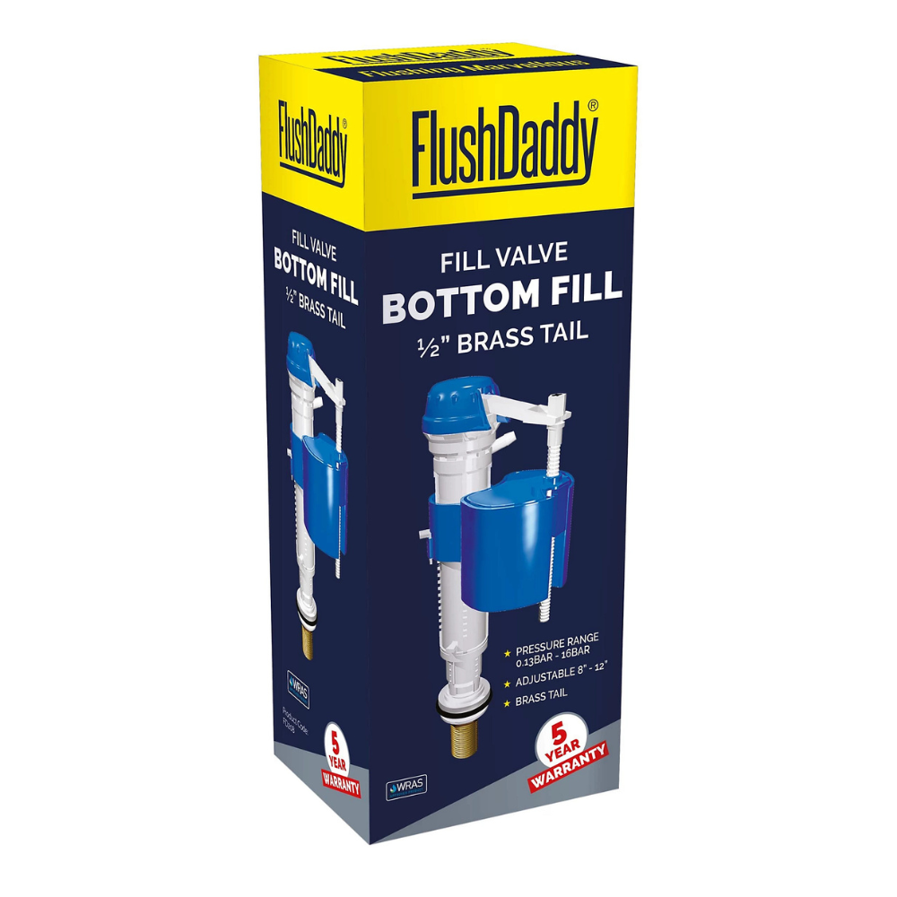 OPENBOX - T68 Flush Daddy Bottom Entry T68 Fill Valve 1/2" Brass Thread FlushDaddy
