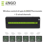 ENGO ECB62-ZB Wireless Wiring Centre Underfloor Heating Multizone Control