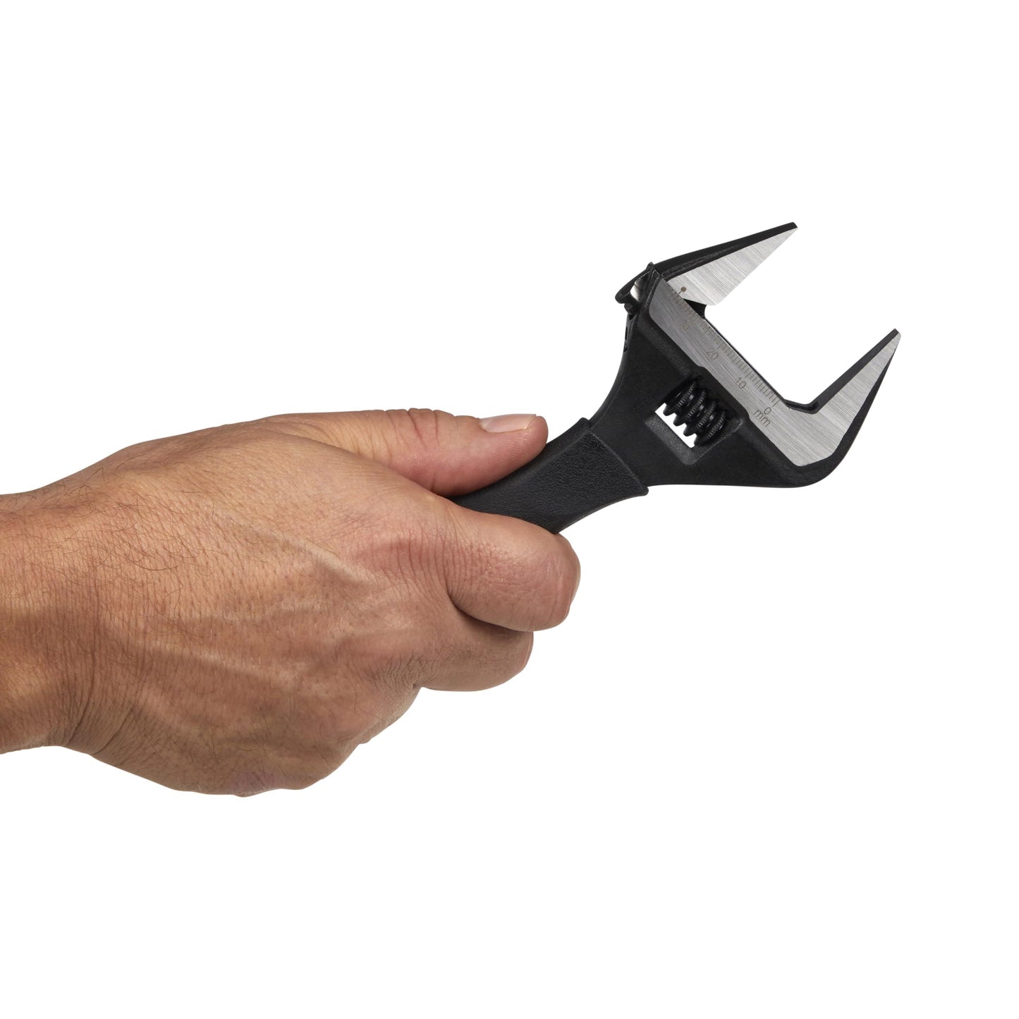Todays Tools Wide Jaw Adjustable Wrench 8 Inch Handle Todays Tools - Side Profile