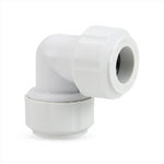 LavaPlumb 15mm Pushfit Elbow White 10 Pack