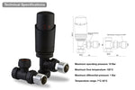 OPENBOX - Designer Twin Pack TRV Black Angled Kartell