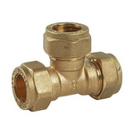 22 mm Compression Equal Tee Brass Lava Wholesale