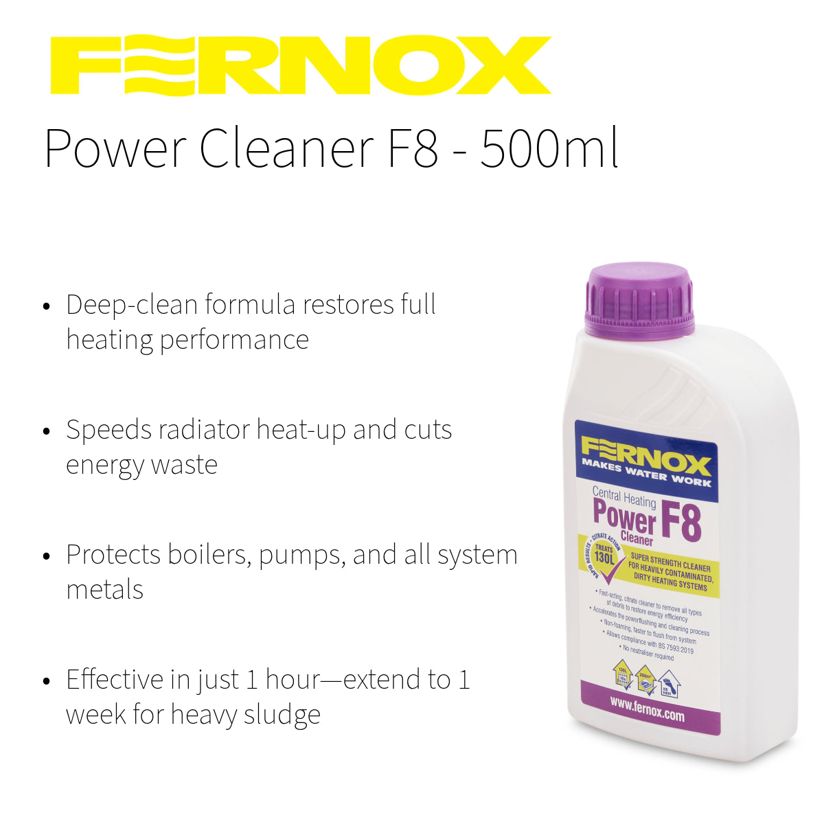 Fernox F8 Power Cleaner 500ml