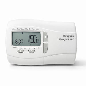 Drayton Lifestyle THD22120 Wireless Thermostat Direct Replacement for LP Range UK Standard Backplate