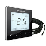 Heatmiser NeoStat-E V3 Electric Heating Thermostat - Black Heatmiser