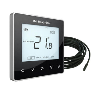 Heatmiser NeoStat-E V3 Electric Heating Thermostat - Black