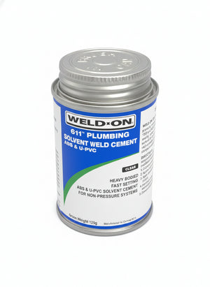 Weld-On Solvent Cement ABS PVC 125ml