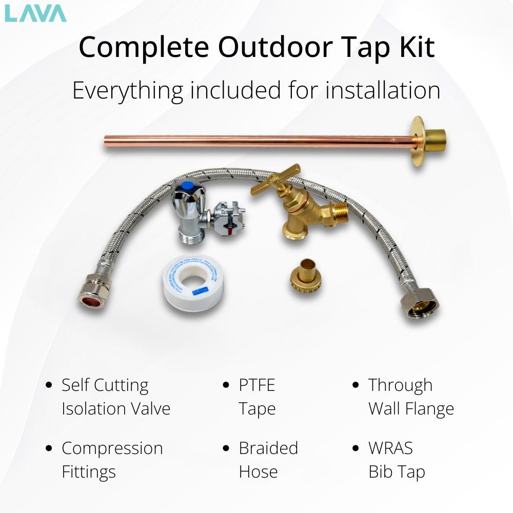 LavaTap 350mm Outside Garden Tap Kit LavaTap
