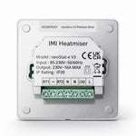 Heatmiser Neostat-E V3 Electric Floor Heating Thermostat - Silver Heatmiser - Feature Detail