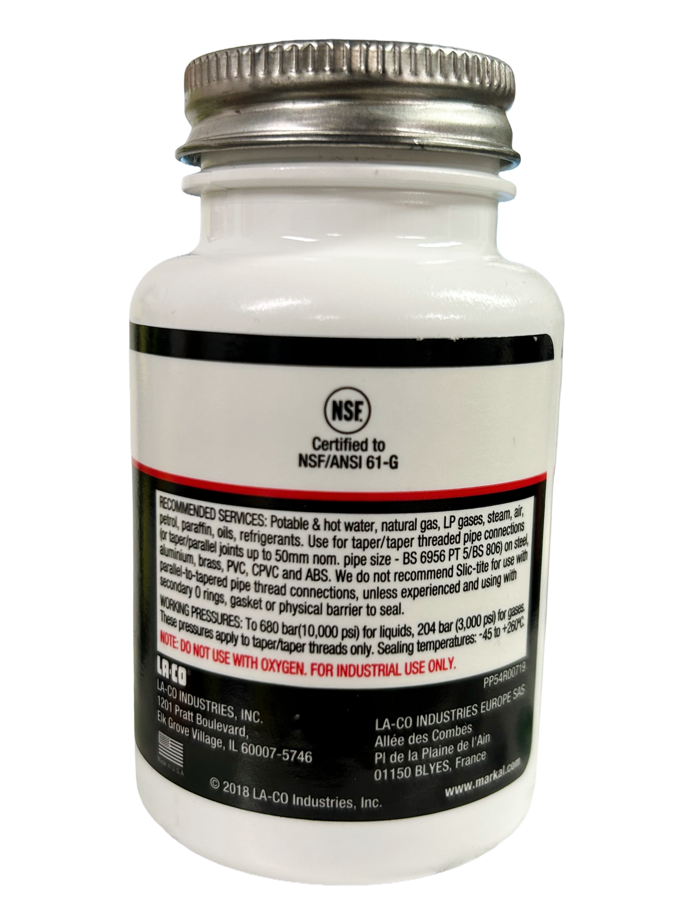 La-Co Slic-Tite Thread Sealant Paste for Plumbing and Gas 120ml La-Co - Product Overview