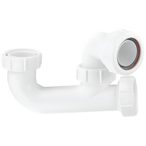 McAlpine SM10 Slimline Bath Trap with Cleaning Eye 1.5 Inch