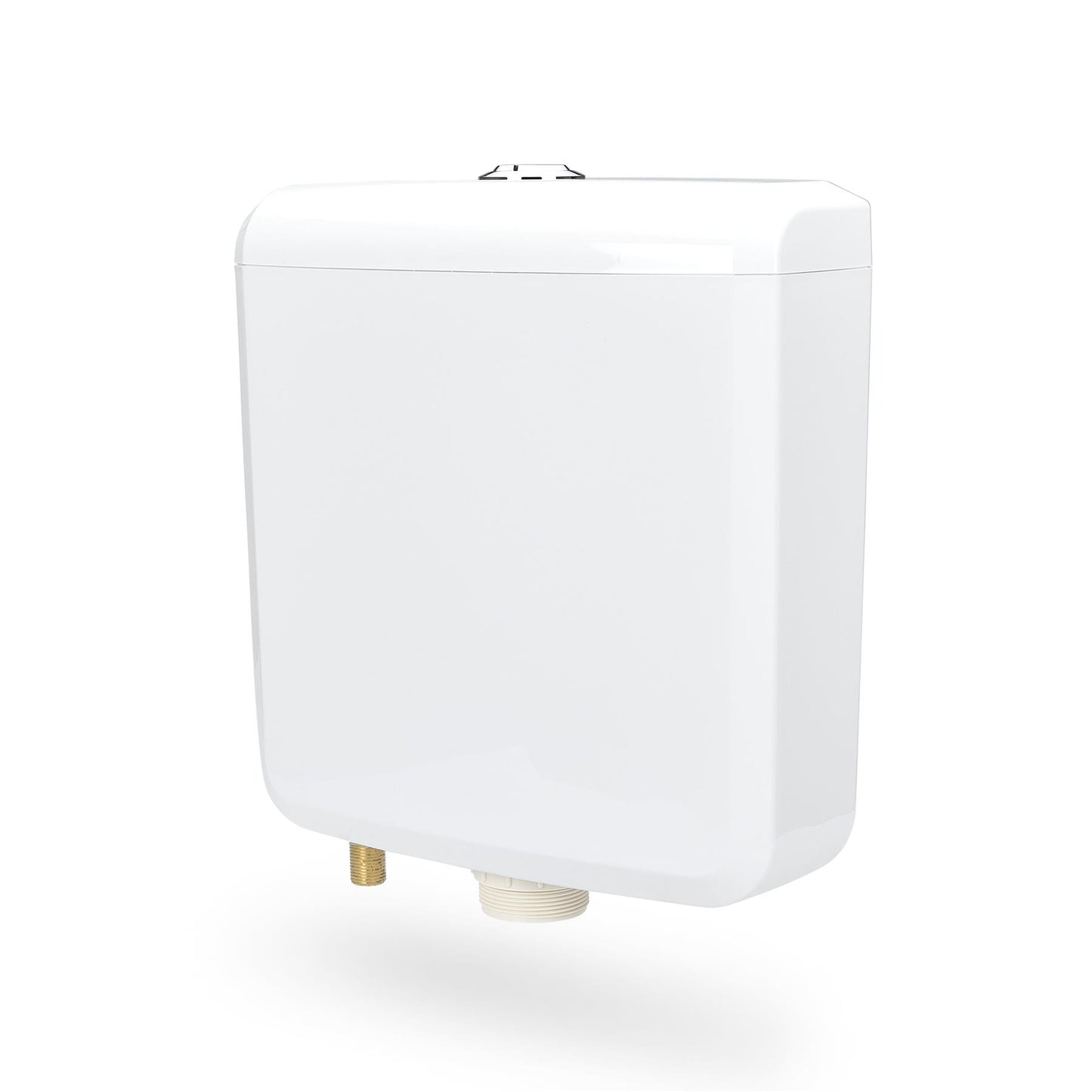 OPENBOX - FlushDaddy Dual Flush Toilet Cistern Bottom Entry 6L 3L Compact Low Level WC Tank - CIST10 Lava