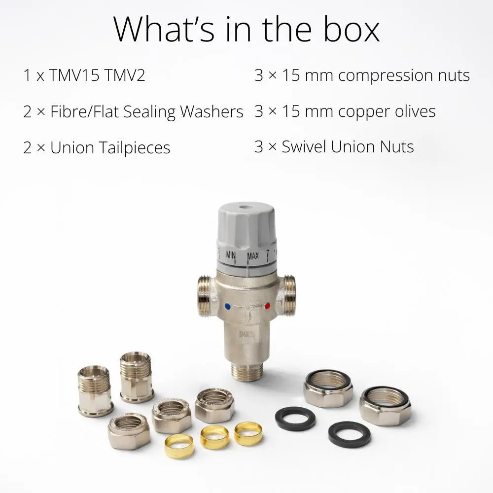 LavaTap Compact 15mm Thermostatic Mixing Valve TMV2 WRAS Approved LavaTap