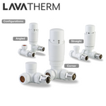 LavaTherm TRV White Thermostatic Radiator Valve - Angled LavaTherm - Packaging