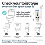 NO - FlushDaddy NP254 Dual Flush Drop Valve 1.5" & 2" WRAS Cistern Replacement FlushDaddy