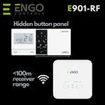 OPENBOX - ENGO E901RF Wireless Thermostat 7 Day Programmable Central Heating Controller Gas Oil Combi Boiler Thermostat Heat Pump 5 Year Warranty ENGO