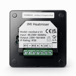 Heatmiser NeoStat-E V3 Electric Heating Thermostat - Black Heatmiser - Angle View