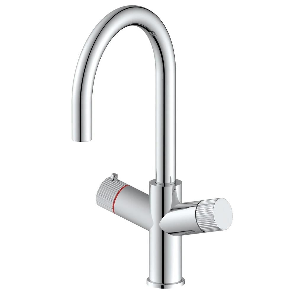 LavaTap Chrome 3-in-1 Swan Neck Boiling Water Tap (Tap Only) LavaTap
