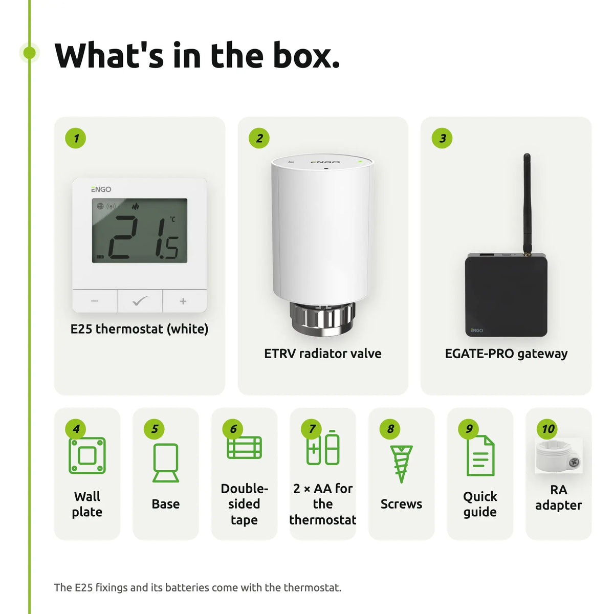 ENGO E25 Starter Pack White Box