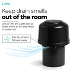 Keep drain smells out of the room