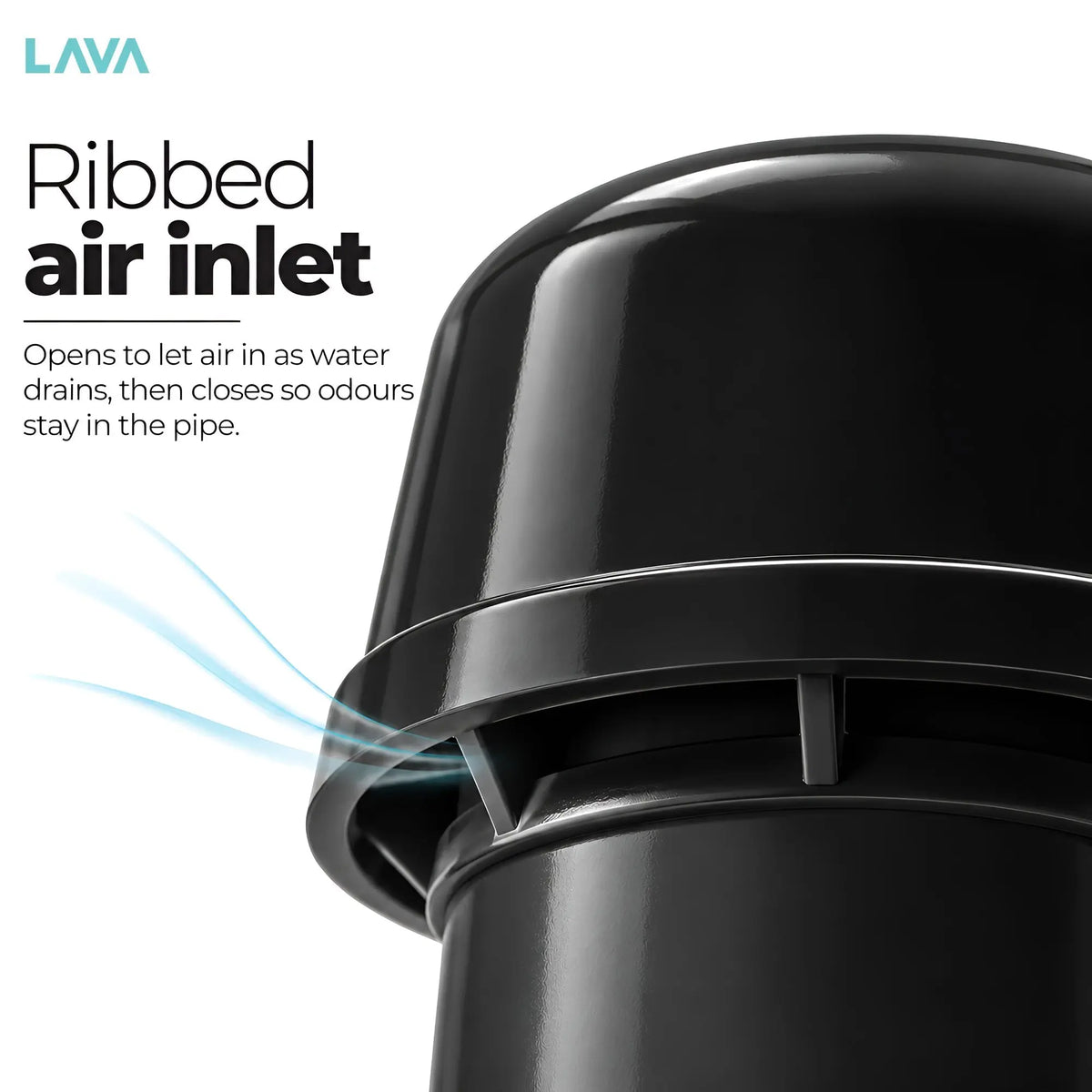 Ribbed air inlet
