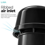 Ribbed air inlet
