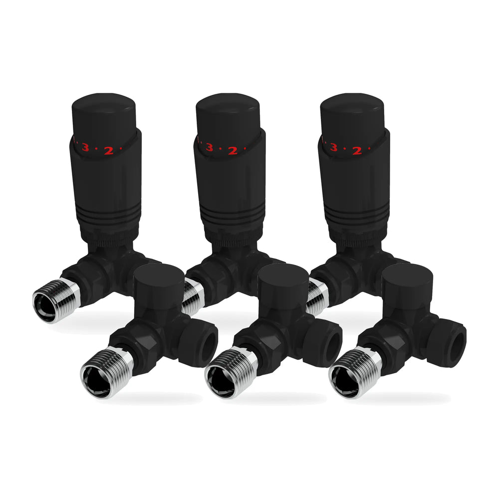 LavaTherm TRV Black Corner 3 Pack