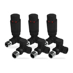 LavaTherm TRV Black Corner 3 Pack