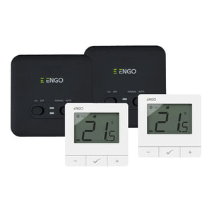 ENGO E20i-W Wireless Smart Thermostat - White, 2 Zone Pack (Pack of 2)