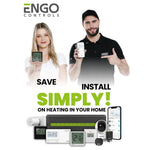 ENGO E901 Wired Thermostat Combi Boiler Battery Powered 2 Wire - Replace Dial Room Thermostat 5 Year Warranty ENGO