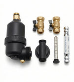 LavaTherm Boiler Protection Pack 22mm Magnetic Filter & 15mm Scale Reducer (Part L Compliant) LavaTherm - Side Profile