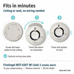 FireAngel WST-630T Wi-Safe 2 Wireless Smoke Alarm LavaStore