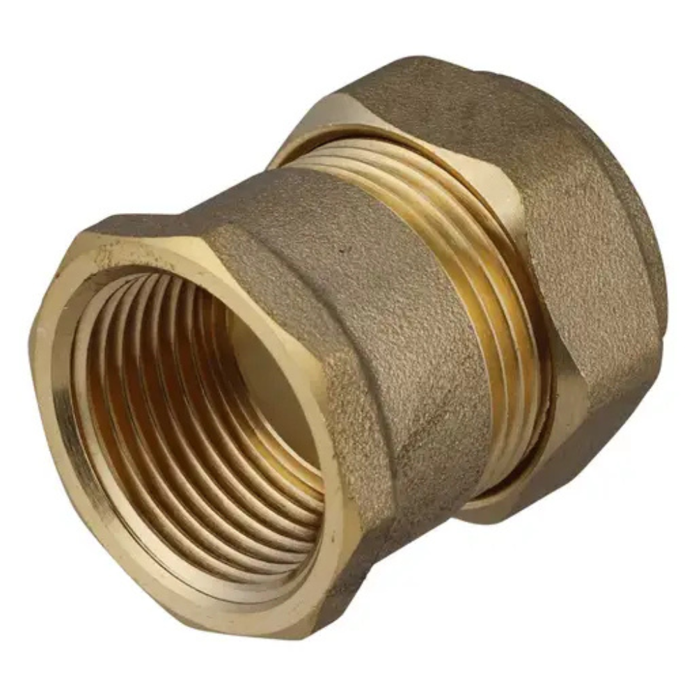 22mm x 3/4 Inch Compression Straight Connector Female Iron Brass Lava Wholesale