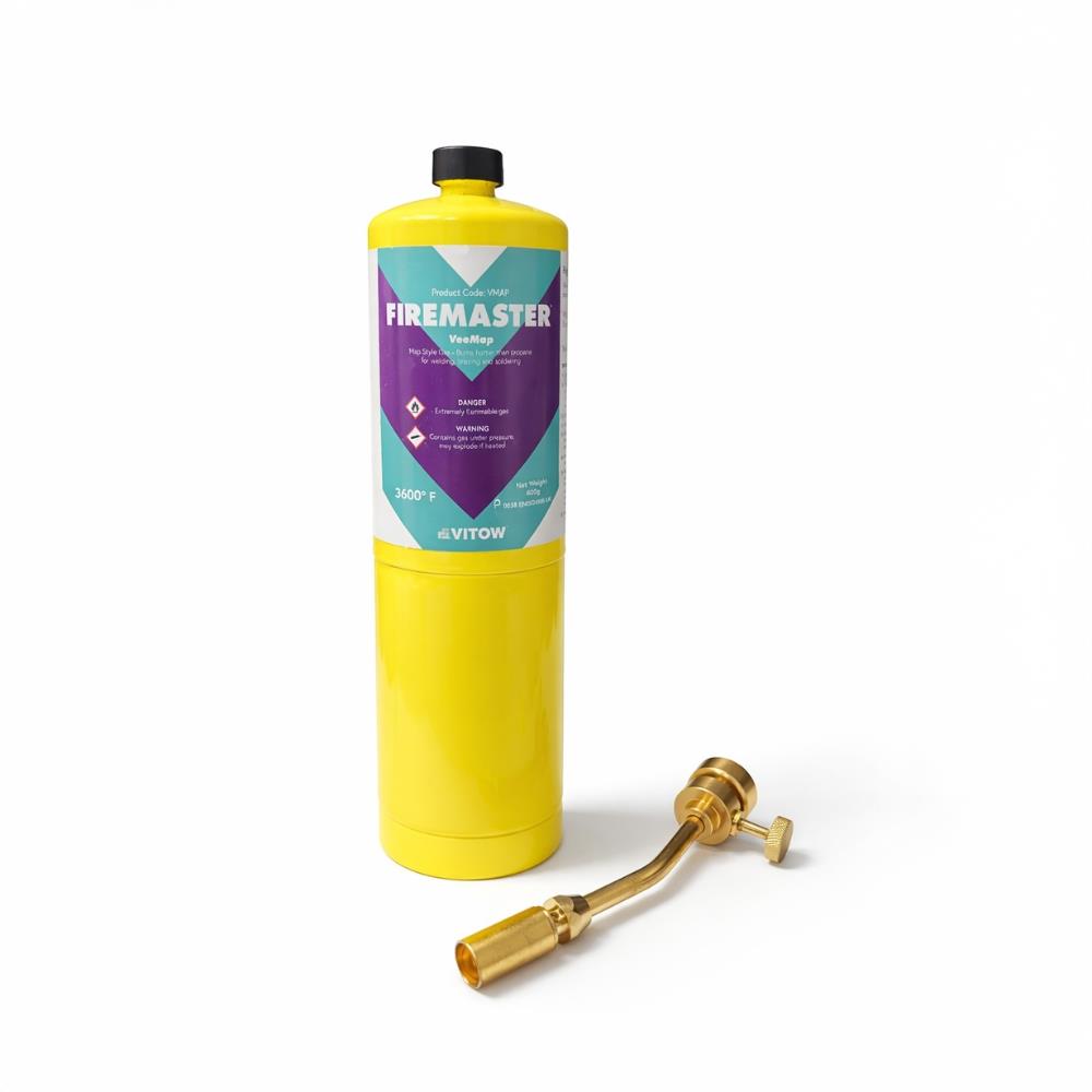 Profire Manul Ignition Blow Torch and 400g Mapp Gas Cylinder Todays Tools